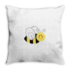 cute bee Throw Pillow