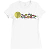 planetary chatter vectorized Ladies Fitted T-Shirt