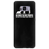 be nice to fat people bear chase funny pub joke Samsung Galaxy S8 Plus