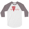 pizza is life 3/4 Sleeve Shirt