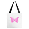 breast cancer butterfly Tote Bags