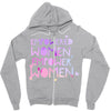 empowered women 4 Zipper Hoodie