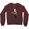 i know Crewneck Sweatshirt