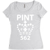 british pint funny Women's Triblend Scoop T-shirt