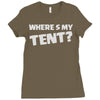wheres my tent Ladies Fitted T-Shirt