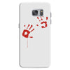 bloody hand print funny zombie kill undead blood horror killer Samsung Galaxy S7