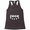 loco coco skul Racerback Tank