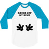 Hands off my Bump 3/4 Sleeve Shirt