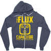 back to the future inspired flux capacitor delorean movie Zipper Hoodie