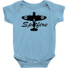 spitfire plane Baby Onesie