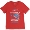 I'm A Fish-oholic On The Road To Recovery V-Neck Tee