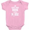 drink with a nurse Baby Bodysuit
