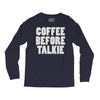 coffee before talkee Long Sleeve Shirts