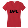 ufc logo Women's V-Neck T-Shirt