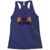 pizza is my valentine 4 Racerback Tank
