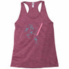 banksy cool darth Racerback Tank