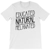 educated, natural, melanated T-Shirt
