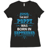 The Best Poppy Was Born In September Ladies Fitted T-Shirt