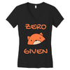 zero fox given Women's V-Neck T-Shirt