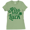 kiss me for luck Ladies Fitted T-Shirt