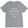 more boyfriends than ts V-Neck Tee