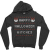 happy halloween witches Zipper Hoodie
