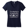 cat command Women's V-Neck T-Shirt