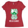 hello clarice Women's Triblend Scoop T-shirt