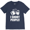 i shoot people V-Neck Tee