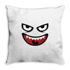 monstre visage Throw Pillow
