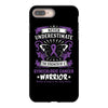 Never Underestimate The Strength Of A Gynecologic Cancer Warrior iPhone 8 Plus