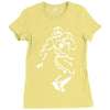 undefeated stencil football Ladies Fitted T-Shirt