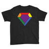 Rainbow LGBT Diamond Youth Tee