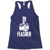 flasher camera Racerback Tank