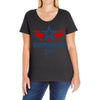 independence day Ladies Curvy T-Shirt