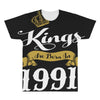 kings are born in 1991 All Over Men's T-shirt