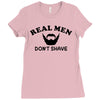 real men Ladies Fitted T-Shirt