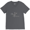 miss scissors rhinestone V-Neck Tee