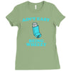 ain't easy being wheezy Ladies Fitted T-Shirt