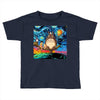 Totoro Van Gogh Parody Toddler T-shirt