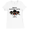 mixed martial arts and crafts Ladies Fitted T-Shirt