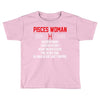 Pisces Woman Toddler T-shirt