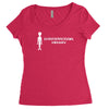 movie t shirt inspired by classic films   paul Women's Triblend Scoop T-shirt
