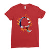 American Flag Q Ladies Fitted T-Shirt