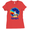 nasa space shuttle Ladies Fitted T-Shirt