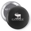 christmas gift elkaholic Pin-back button
