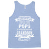 Super Cool Pops Of A Freaking Awesome Grandson Tank Top