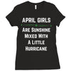 April Girls Ladies Fitted T-Shirt