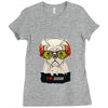 Dog-I MUSIC Ladies Fitted T-Shirt