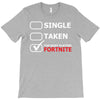 too busy playing fortnite White Logo T-Shirt